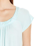 Short Sleeve Nightshirt Robins Egg Blue Large