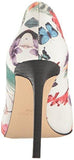 Nine West Tatiana Canvas Dress Pump Off White Floral 65 M Us