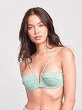 Leila Underwire Swim Top Smoke Green Xs Swimwear Bikini Smoke Green
