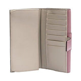 Bamboo Soft Leather Continental Flap Wallet 369662 Purple
