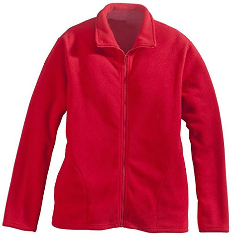 Polar Fleece Jacket Medium Red