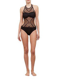 Kenneth Cole York Wrapped In Love Monokini One Piece Swimsuit Black M