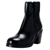 Maison Martin Margiela Mm6 Black Leather Ankle Boots Shoes Us 6 It 36;