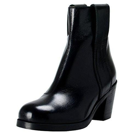Maison Martin Margiela Mm6 Black Leather Ankle Boots Shoes Us 6 It 36;