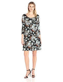 Blue Floral Maggie Trapeze Dress, Flo, Xl