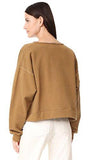 Rachel Comey Mingle Sweatshirt, Bark, M/L