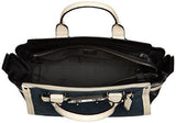 Denim Color Block Soft Swagger Dkdenimwhite Satchel