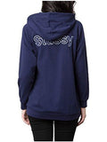 Stussy Capricorn Hoody Pullover Sweatshirt Large Navy