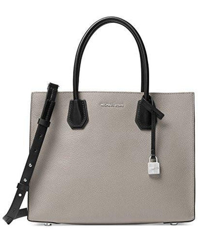 Michael Michael Kors Large Mercer Convertible Tote Pale Greyopticblack One Size