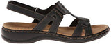Leisa Annual Espadrille Sandal Black 8 W Us