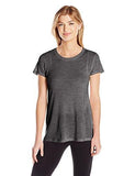 Calvin Klein Performance Short Sleeve Tee With Inset Shoulder Seams Heather Grey L