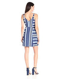 Bcbgeneration Nautical Print Fitandflare Dress Navy Combo 12