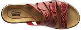 Leisa Cacti Slide Sandal Red Leather 9 M Us