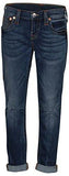 Boyfriend Knee Slit Denim Jeans29