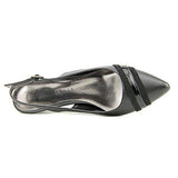 Ginaa Pointed Toe Slingback Classic Pumps, Black, Size 6
