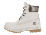 Af 6 Inch Premium Off White Wmetallic Boot 8 Us