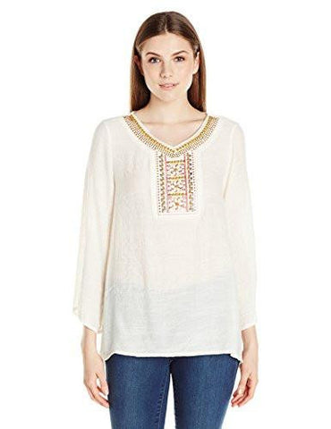 Rock 47 Bell Sleeve Shirt, Vanilla Ice, Medium