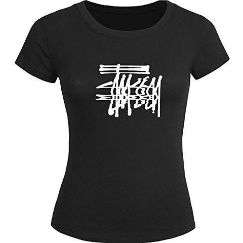 Stussy For Printed Short Sleeve Tee Tshirt Large Black