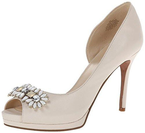 Nine West Finest Leather Dress Pump Off White 95 M Us