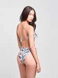Baybae Bralette One Piece Pink Tropical S Swimwear One Piece Pink Tropical