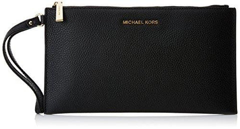 Michael Michael Kors Mercer Leather Clutch Bag One Size Black