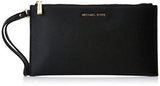 Michael Michael Kors Mercer Leather Clutch Bag One Size Black