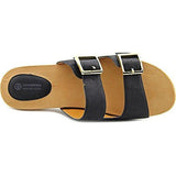Jijee Open Toe Casual Slippers Black Size 8
