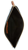 Marc Jacobs Denim Julie Verhoeven Flat Pouch Denim One Size