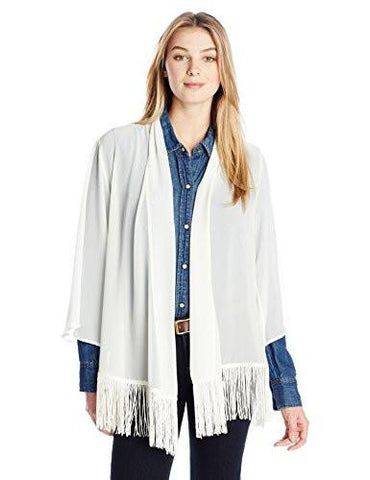 Premium Shirt Kimon Style Cardigan, Vanilla Ice, Large