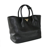 Prada 1Bg694 Uwl F0002 Black Leather Shoulder Bag