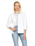 Hudson Jeans Emmet Long Sleeve Boyfriend Jacket, Destroyed White, M