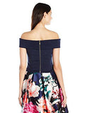 Eliza J OffTheShoulder Top, Navy, 10
