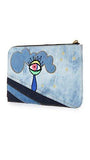 Marc Jacobs Denim Julie Verhoeven Flat Pouch Denim One Size