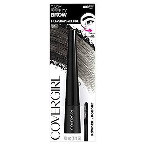 Easy Breezy Brow Fill Plus Shape Define Eyebrow Powder, 800 Black Pack Of 2