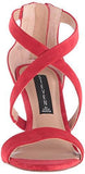 Steven By Nahlah Dress Sandal Red Suede 8 M Us