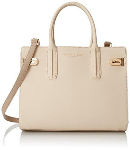 Kenneth Cole York Chrystie Satchel Top Handle Bag Bonemushroom One Size