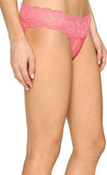 Never Say Never Tootsie Low Rise Bikini, L, Coral