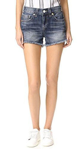 Kori High Rise Boyfriend Shorts, Oceana Blue, 32