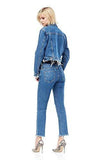 Hudson Garrison Cropped Denim Jacket Continuum W760Dko Cnuu Xs