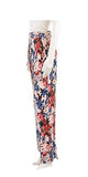 Boho Blush Tribal Print Wide Leg Pants Large, Print Multi