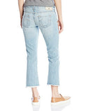 Karlie Bell Bottom Crop In, Turquoise Vintage, 26