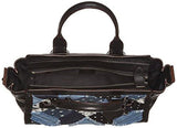 Canyon Quilt Denim Swagger 27 Dkdenim Skull Print Satchel