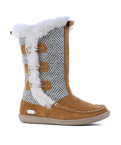 Elk Creek Slipper Boots, Herringbone Gray, Size 9