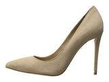 Trix Nude Kid Suede/Baby Calf High Heels