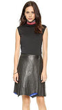 Sleeveless Turtleneck, Black, Large