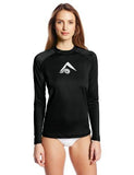 Kanu Surf Keri Long Sleeve Upf 50 Rash Guard Black Medium