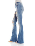 Runway Legging Flare In Blue Vintage Solstice, Blue Vintage Solstice, Small