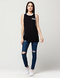 Young & Reckless Simple Lane Muscle Tee, Black, Medium