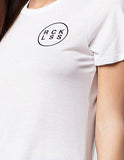 Young & Reckless Rcklss Circle Tee, White, Small