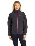 Petite Benton Springs Full Zip Fleece Jacket Small Petite Blackhaute Pink
